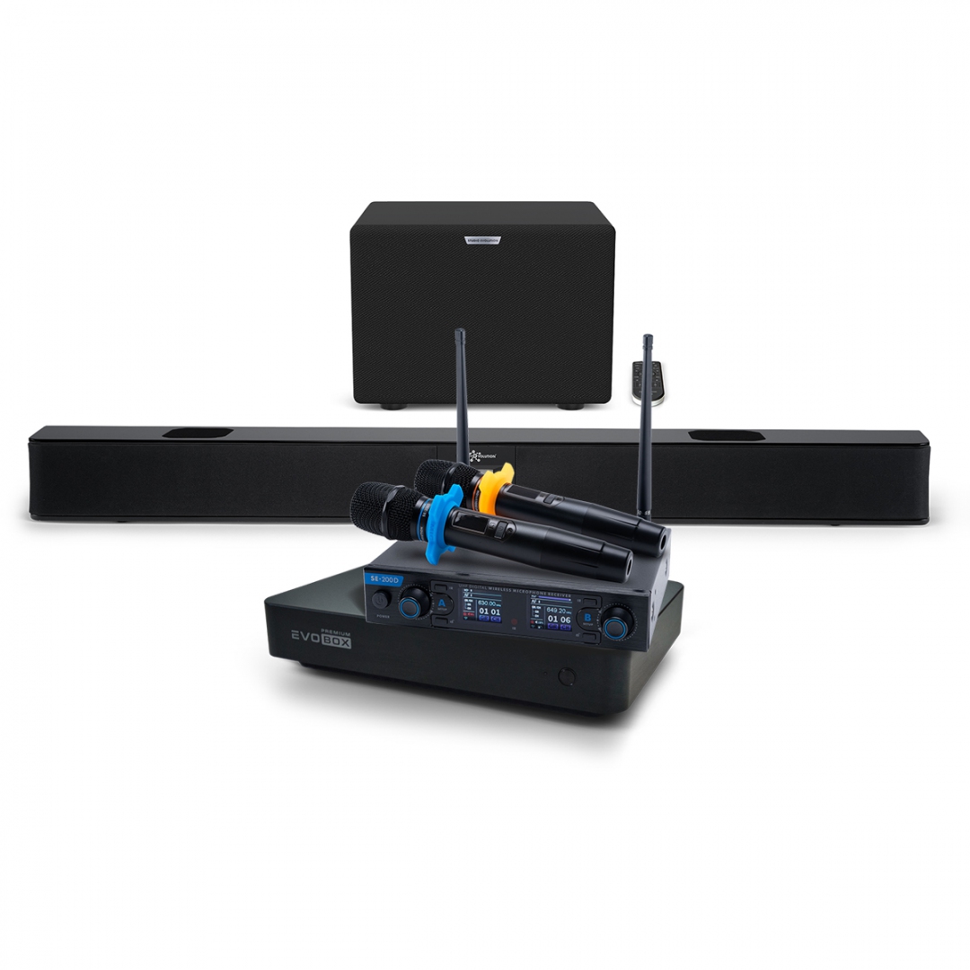 Hi-End караоке-система EVOBOX Premium + EvoSoundBar (саундбар с караоке) в Калининградской области