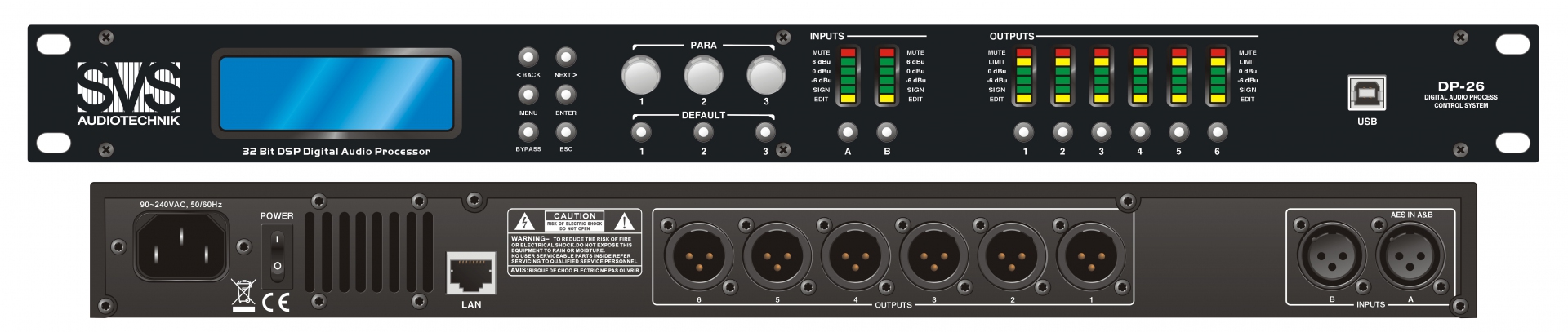 SVS Audiotechnik DP-26 Цифровой процессор: 2 входа 6 выходов в Калининградской области