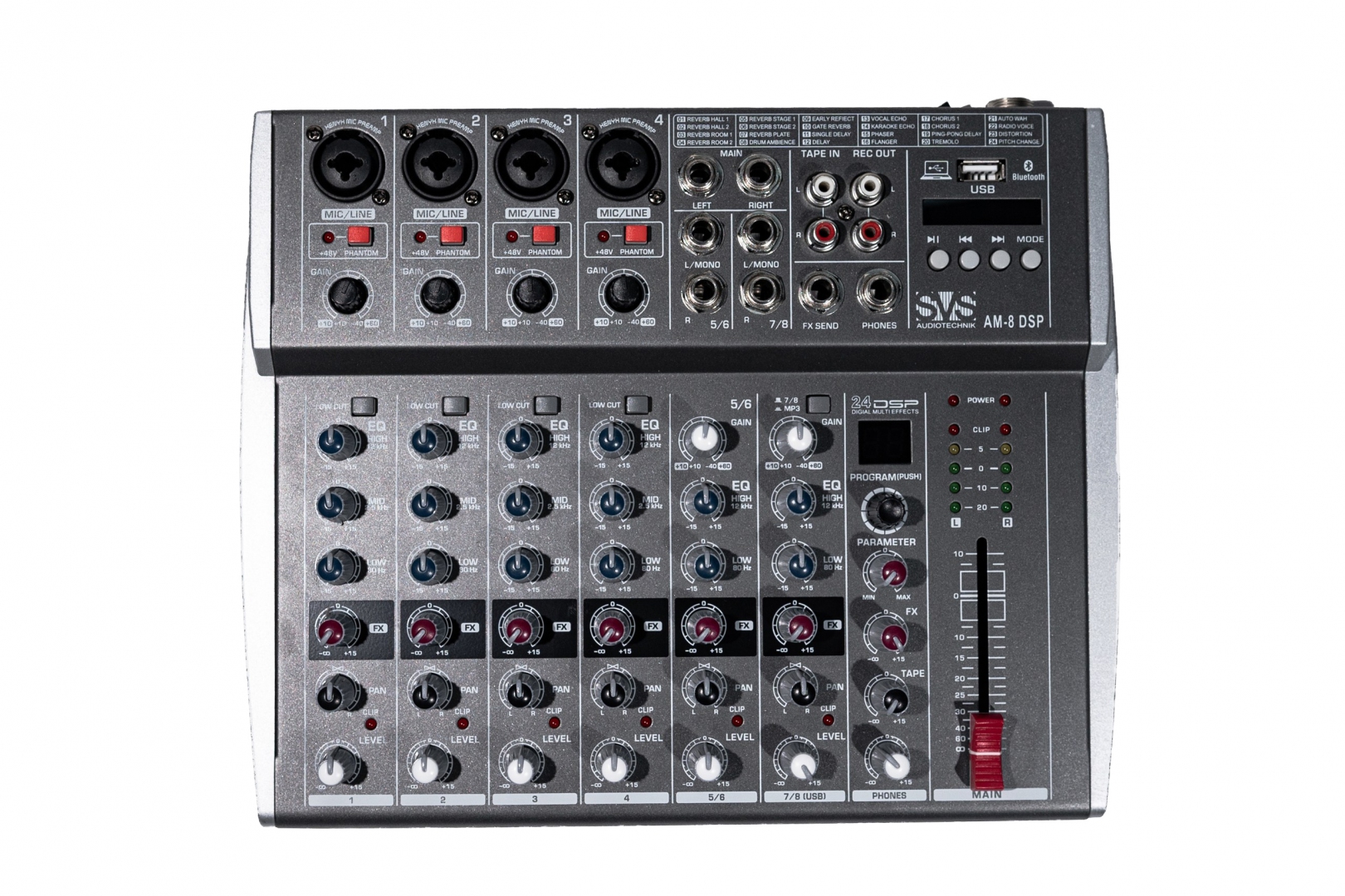 SVS Audiotechnik mixers AM-8 DSP Микшерный пульт аналоговый, 8-канальный в Калининградской области